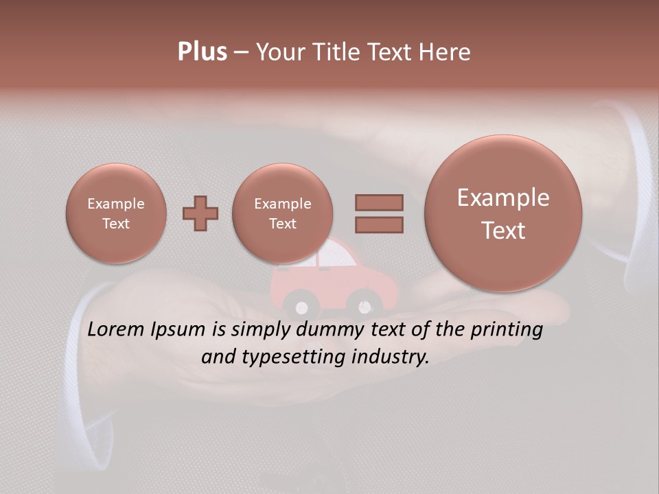Savings Object Care PowerPoint Template