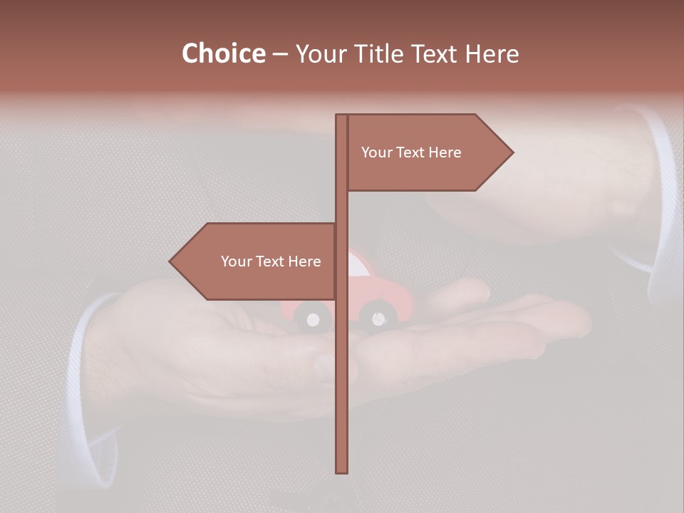 Savings Object Care PowerPoint Template