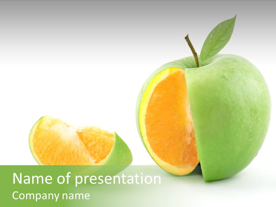 Snack Image Color PowerPoint Template