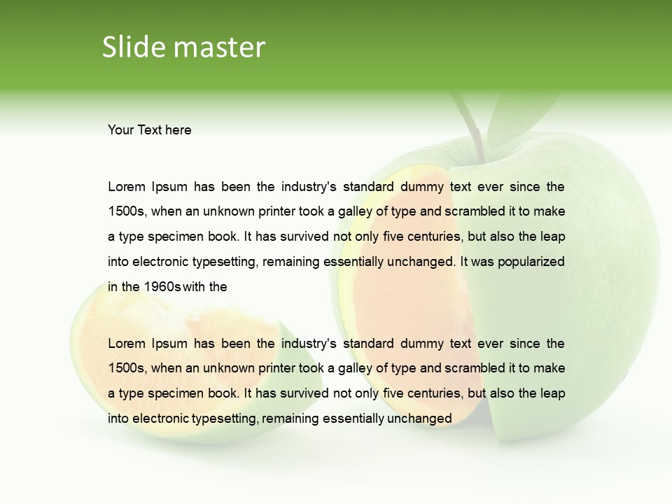 Snack Image Color PowerPoint Template