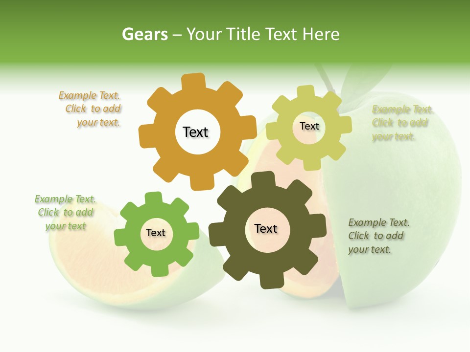 Snack Image Color PowerPoint Template