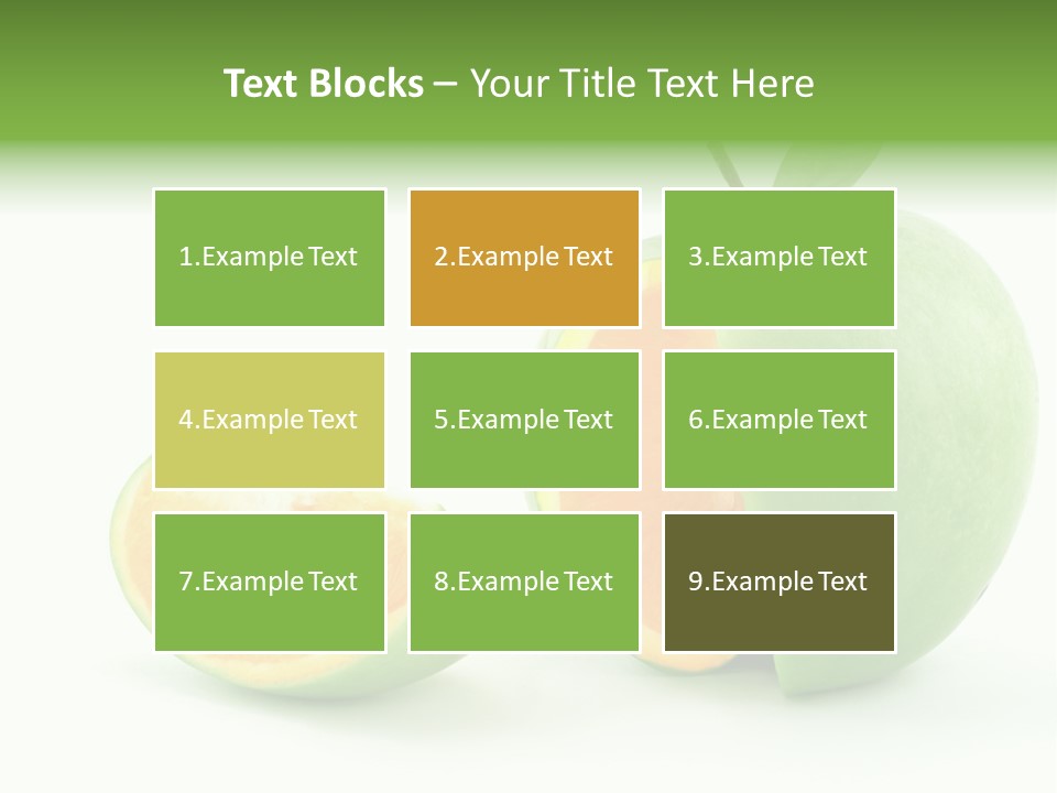 Snack Image Color PowerPoint Template