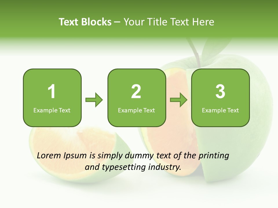 Snack Image Color PowerPoint Template