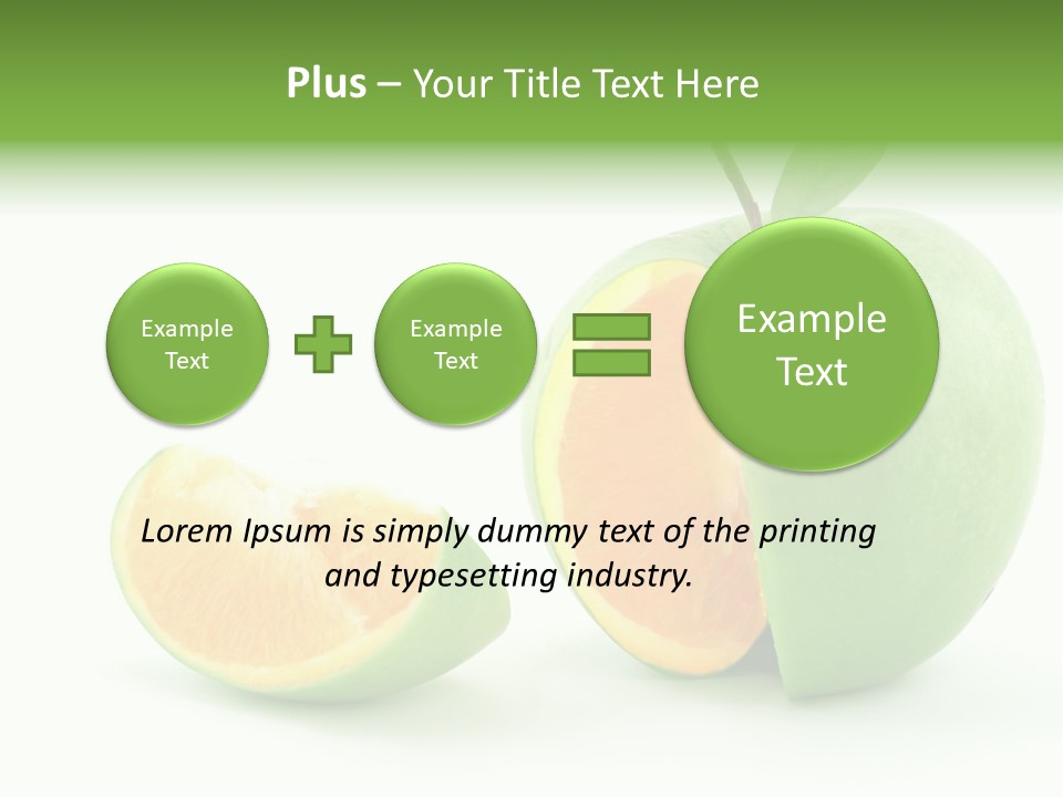Snack Image Color PowerPoint Template