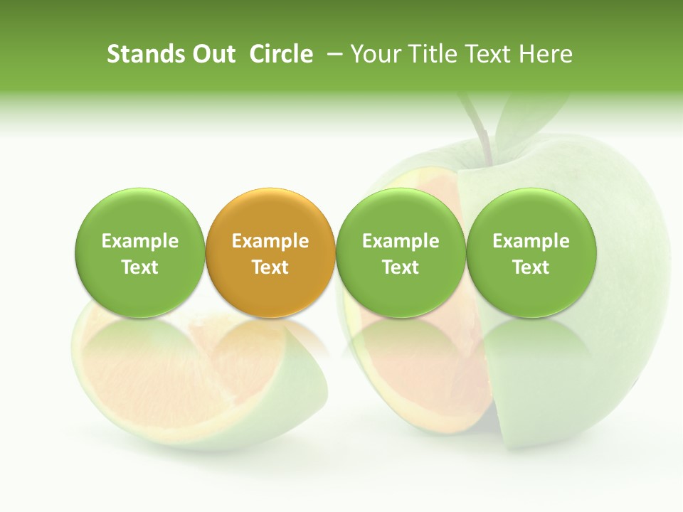 Snack Image Color PowerPoint Template