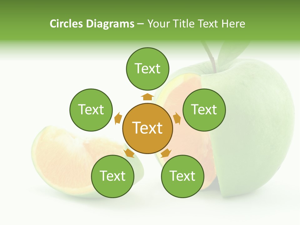 Snack Image Color PowerPoint Template