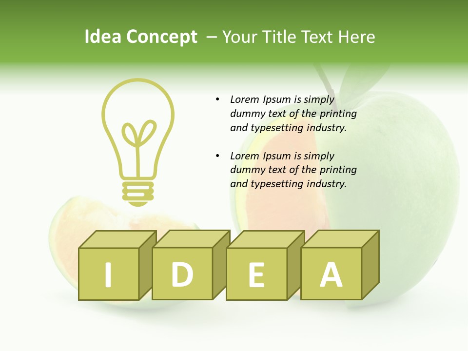 Snack Image Color PowerPoint Template