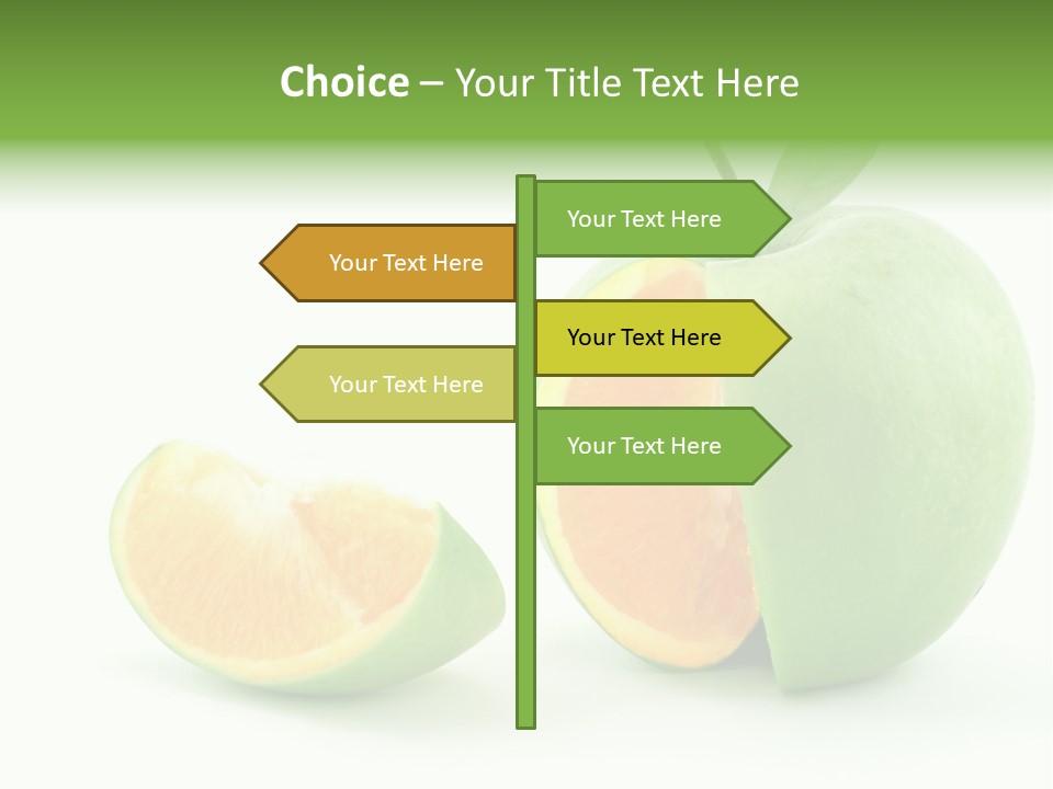 Snack Image Color PowerPoint Template