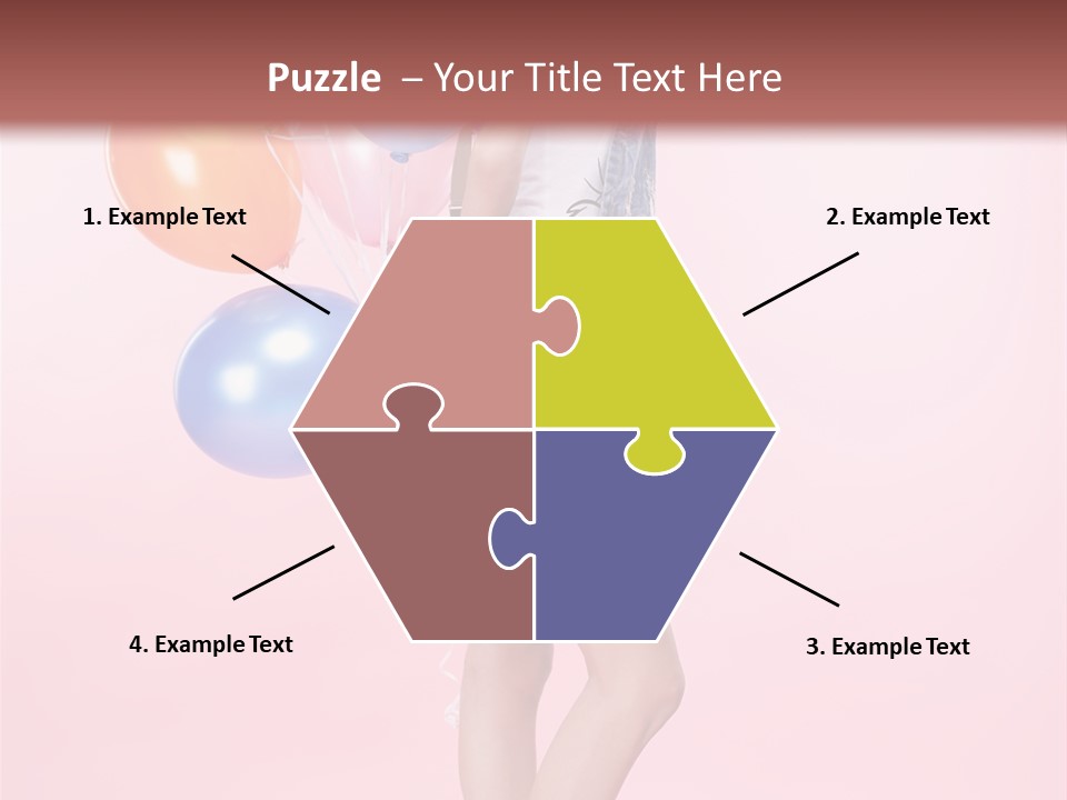 European Helium Lovely PowerPoint Template