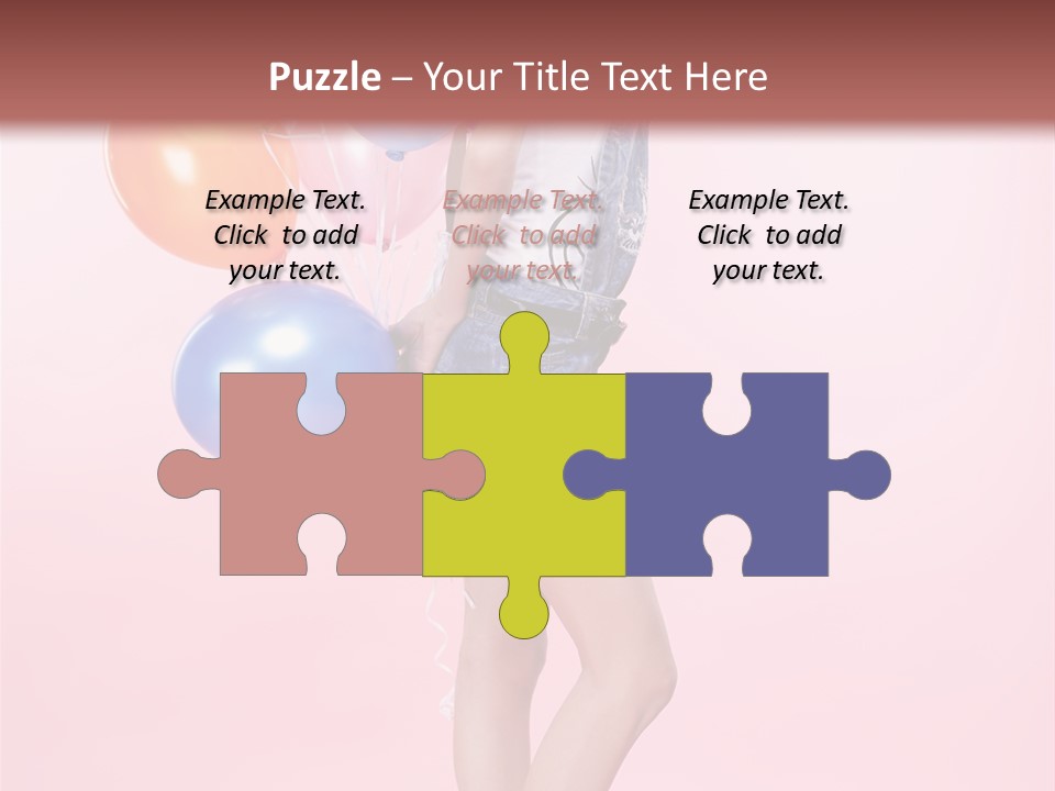 European Helium Lovely PowerPoint Template