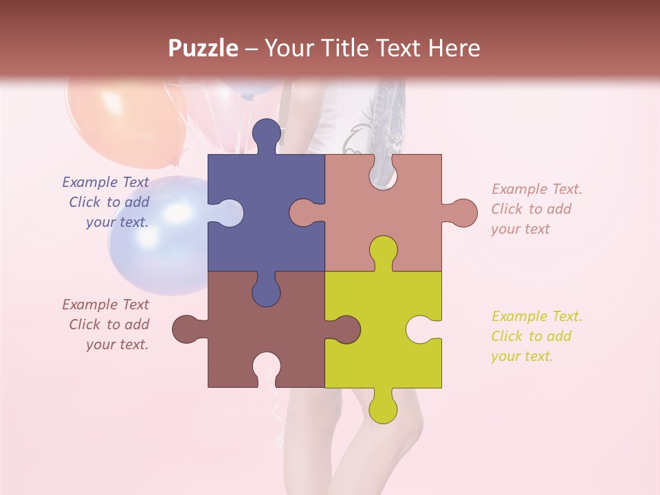 European Helium Lovely PowerPoint Template