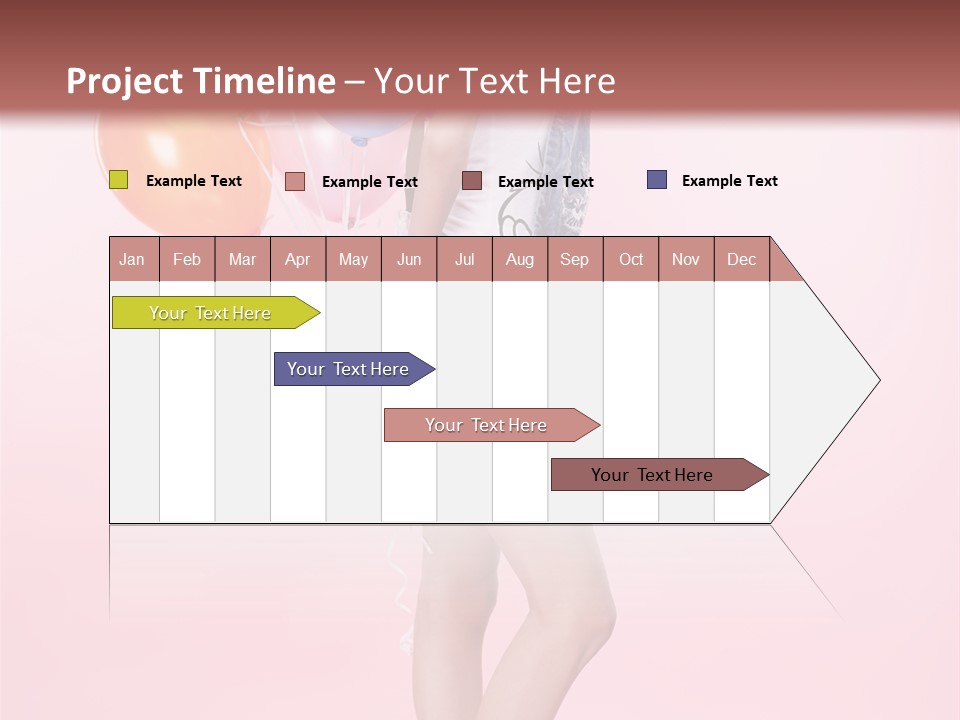 European Helium Lovely PowerPoint Template