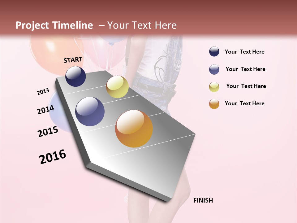 European Helium Lovely PowerPoint Template