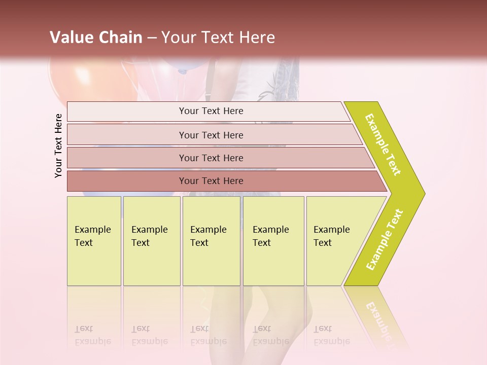 European Helium Lovely PowerPoint Template