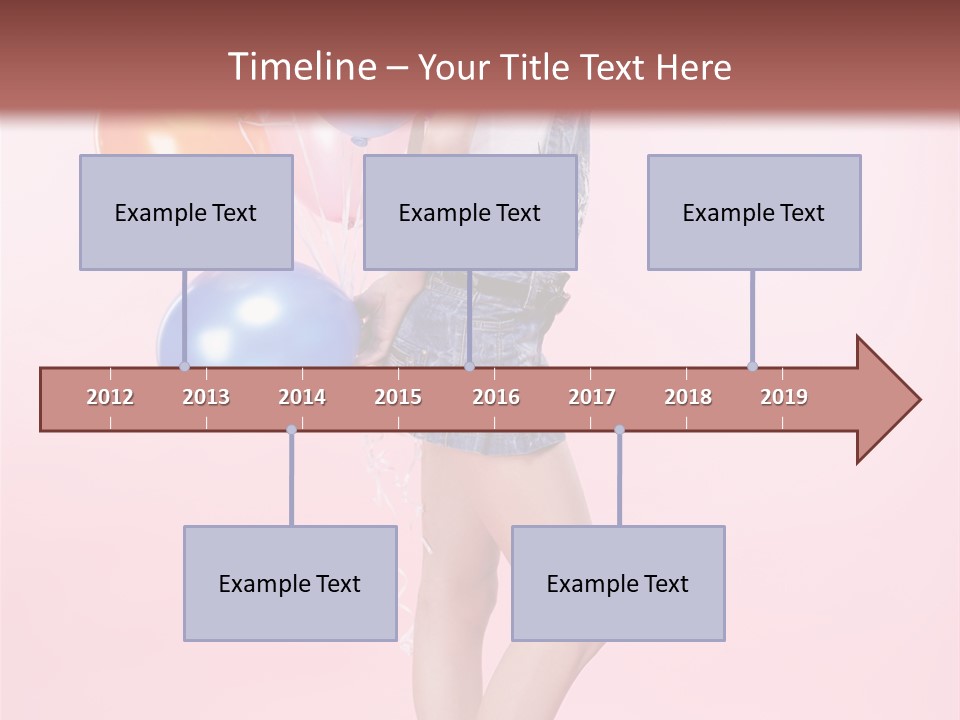 European Helium Lovely PowerPoint Template