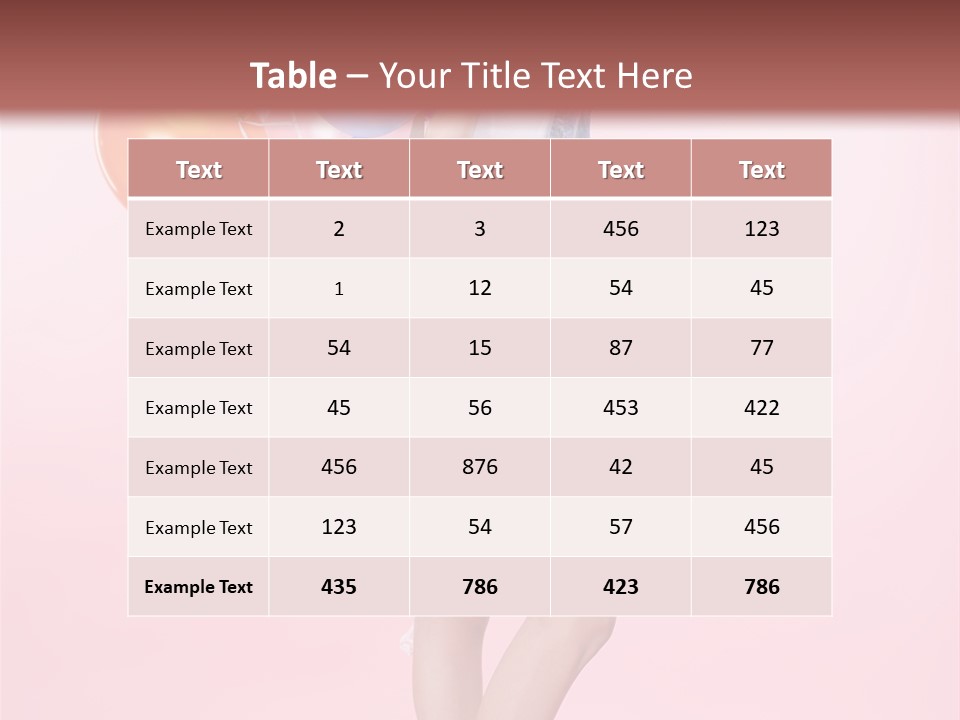 European Helium Lovely PowerPoint Template