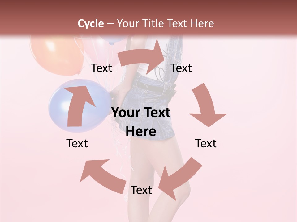European Helium Lovely PowerPoint Template
