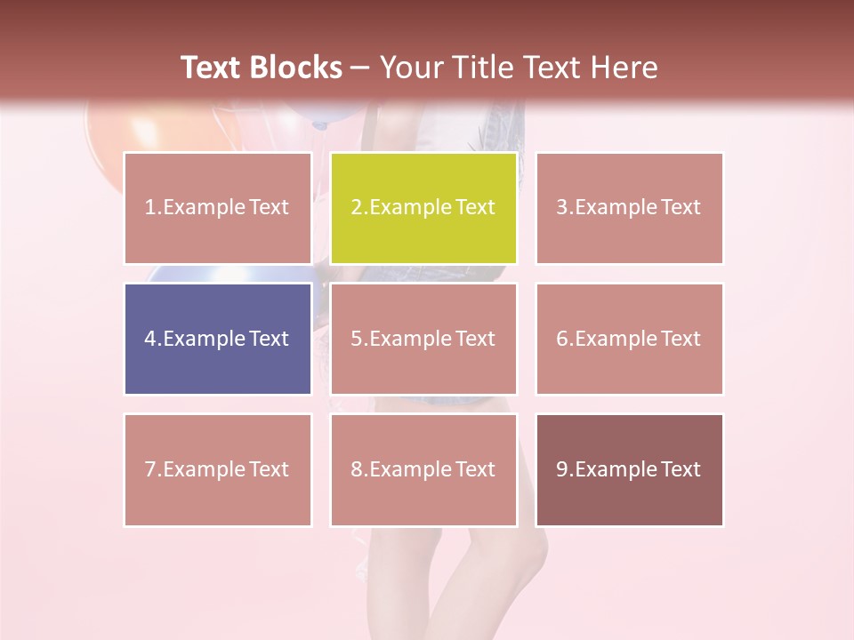 European Helium Lovely PowerPoint Template