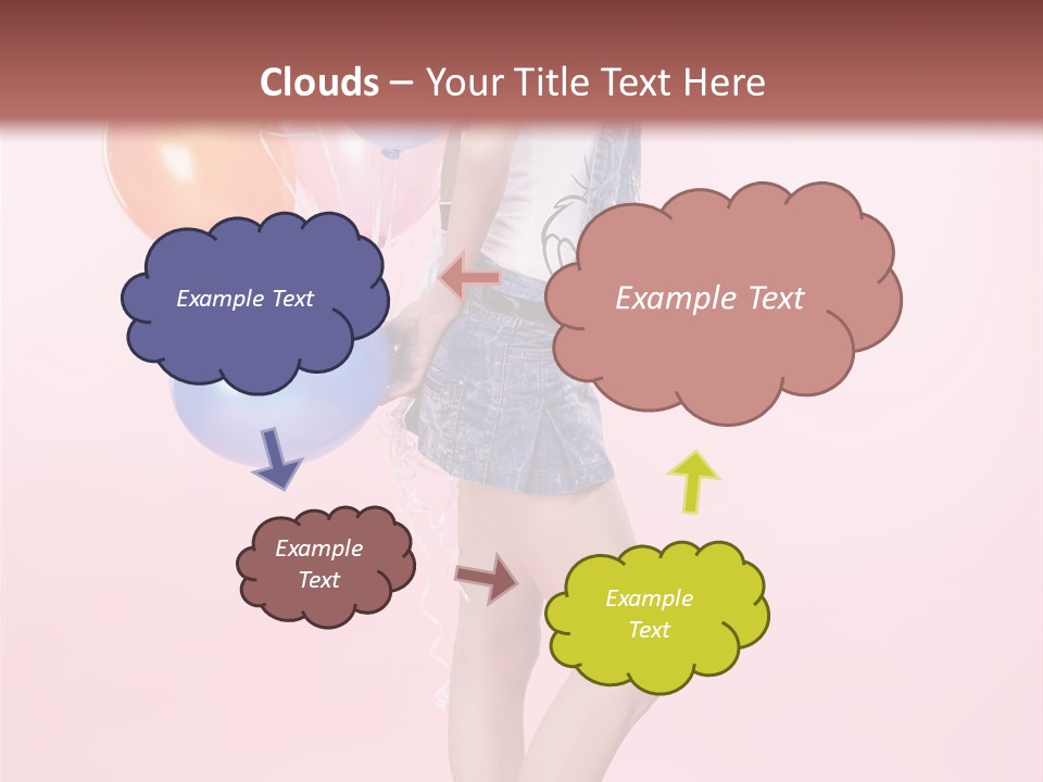 European Helium Lovely PowerPoint Template