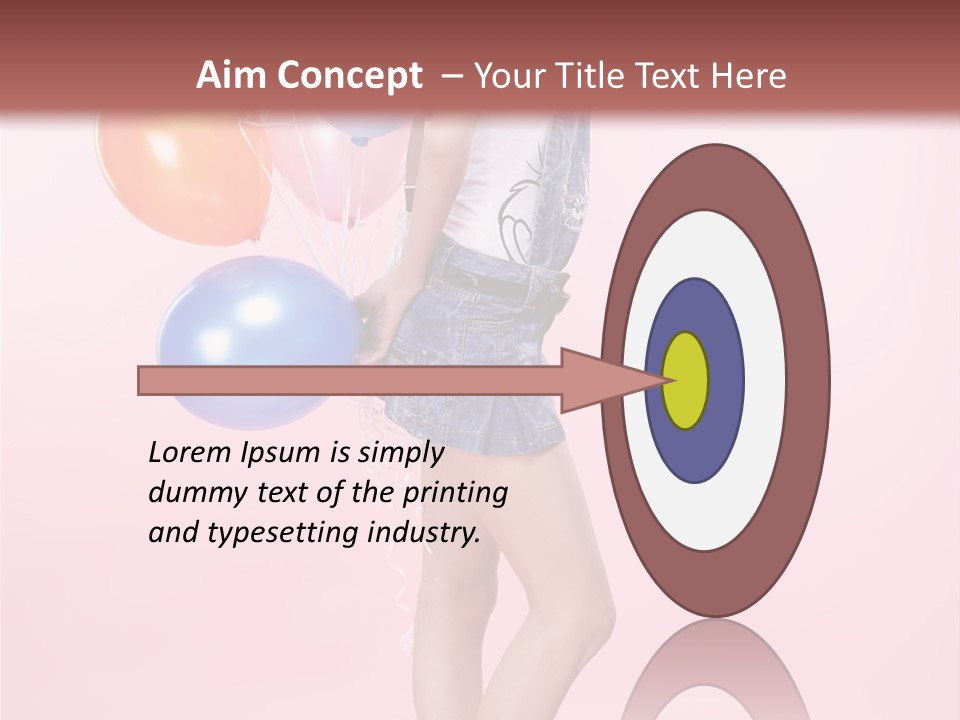 European Helium Lovely PowerPoint Template