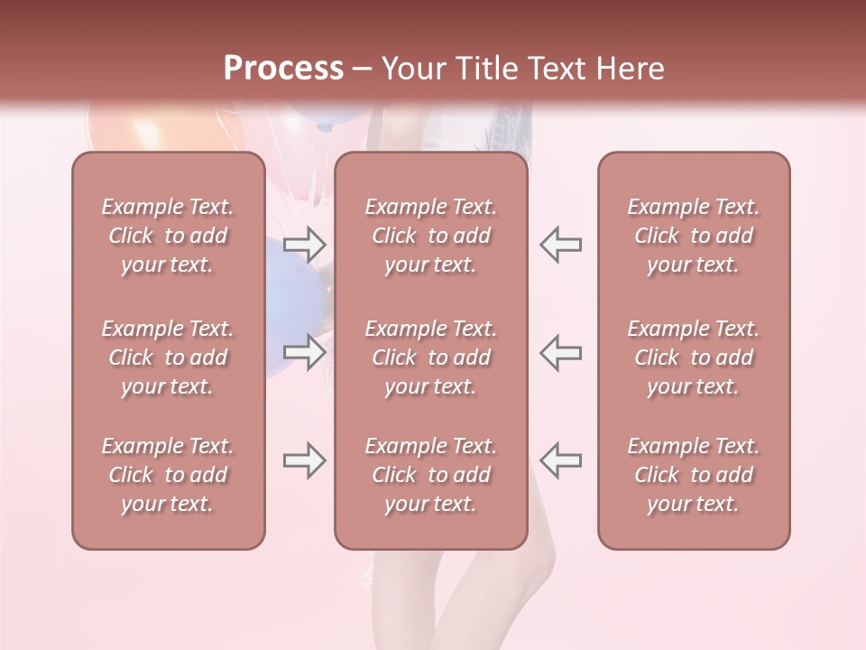 European Helium Lovely PowerPoint Template