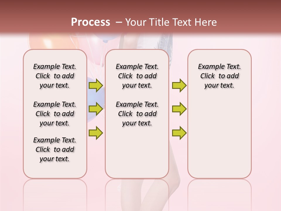 European Helium Lovely PowerPoint Template