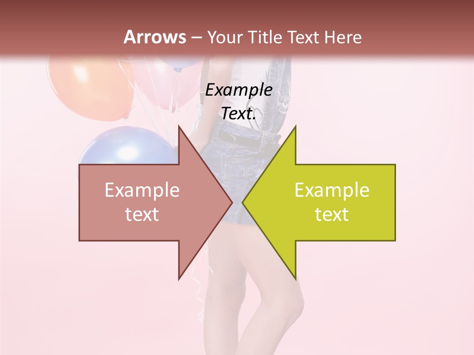 European Helium Lovely PowerPoint Template