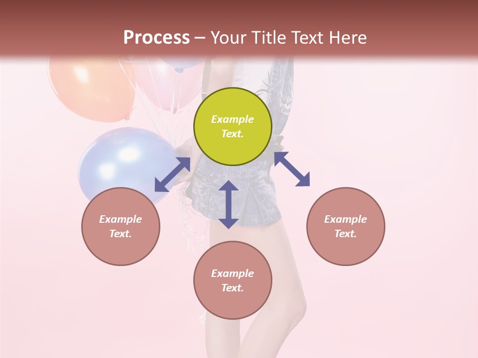 European Helium Lovely PowerPoint Template