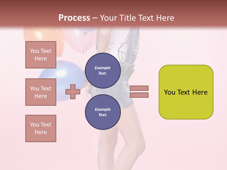 European Helium Lovely PowerPoint Template