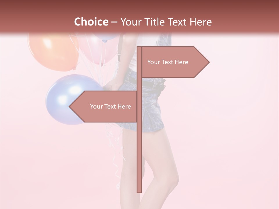 European Helium Lovely PowerPoint Template