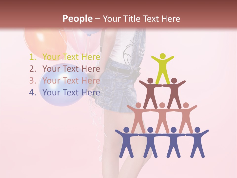 European Helium Lovely PowerPoint Template