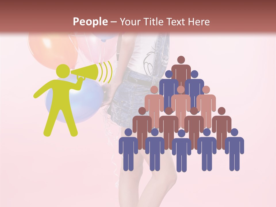 European Helium Lovely PowerPoint Template