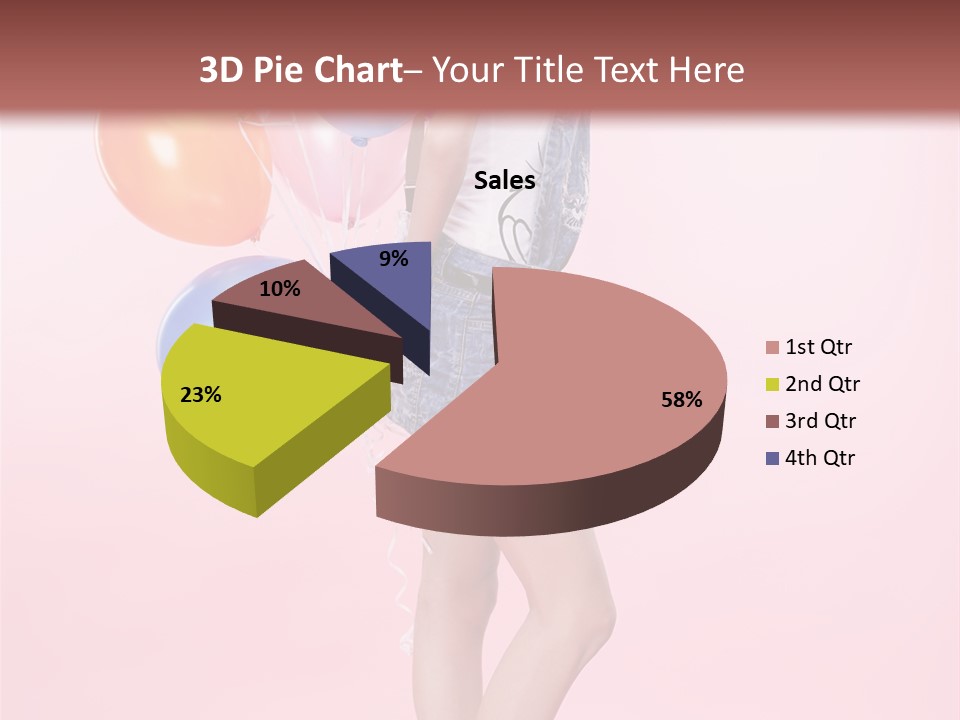 European Helium Lovely PowerPoint Template