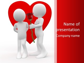 Family Valentine Romantic PowerPoint Template