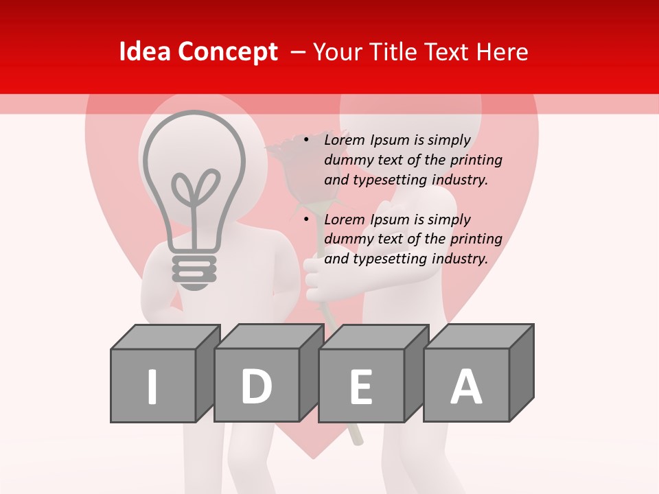 Family Valentine Romantic PowerPoint Template