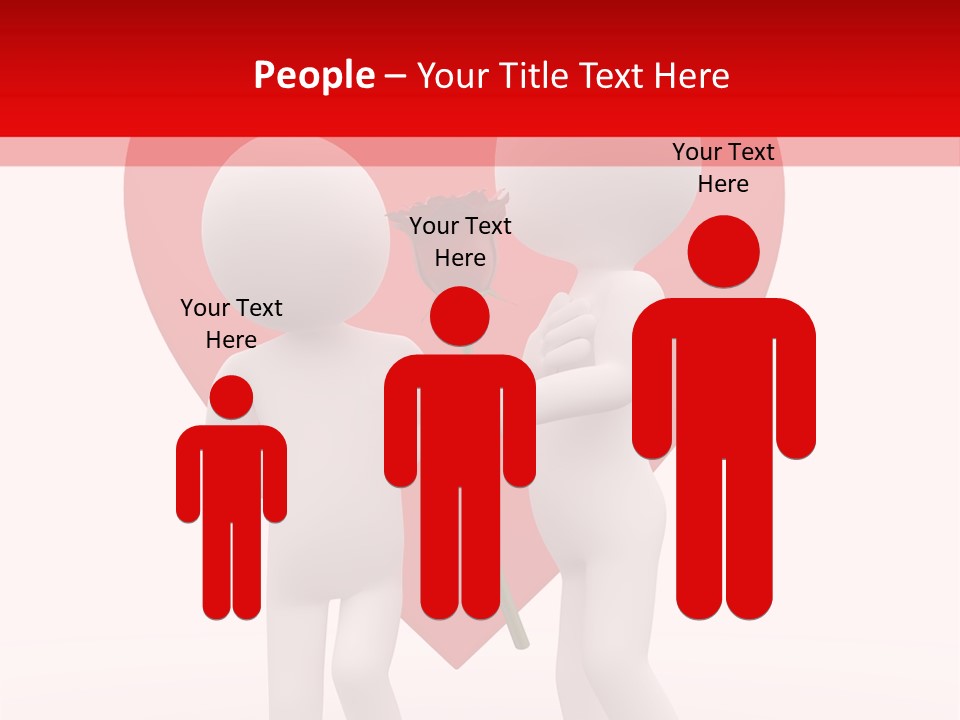 Family Valentine Romantic PowerPoint Template