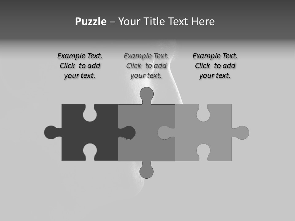 Romantic Black Pensive PowerPoint Template