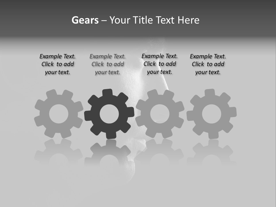 Romantic Black Pensive PowerPoint Template