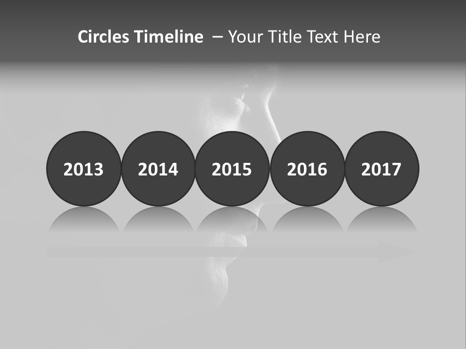 Romantic Black Pensive PowerPoint Template