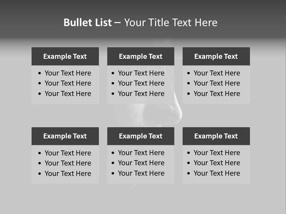 Romantic Black Pensive PowerPoint Template