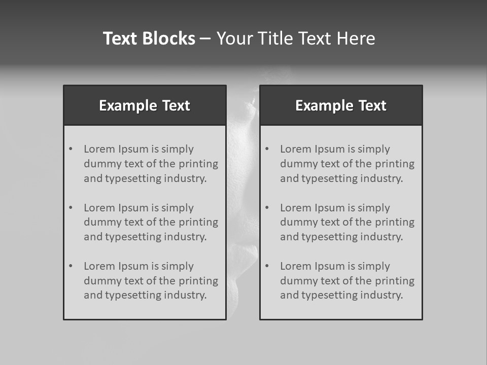 Romantic Black Pensive PowerPoint Template