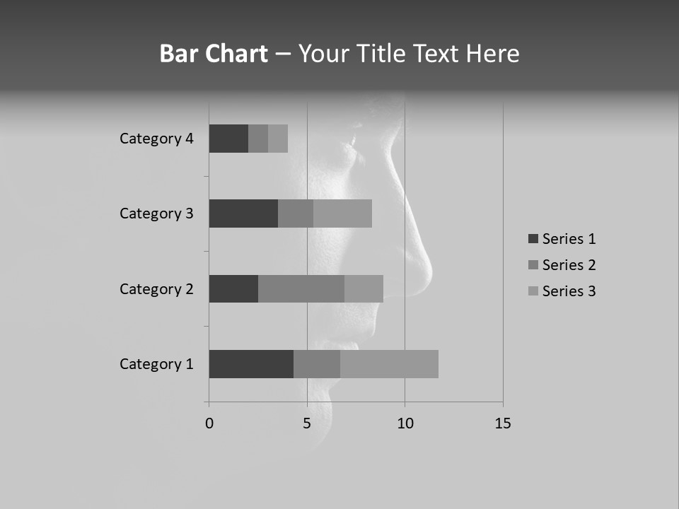 Romantic Black Pensive PowerPoint Template