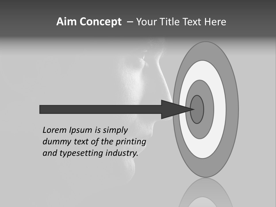 Romantic Black Pensive PowerPoint Template