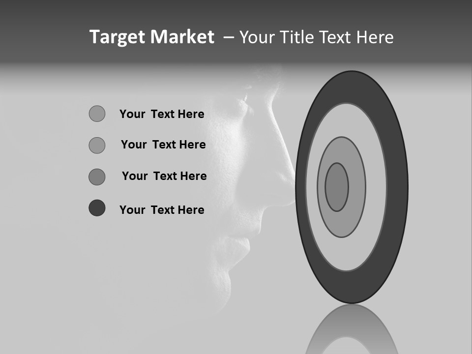 Romantic Black Pensive PowerPoint Template