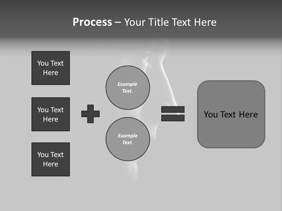 Romantic Black Pensive PowerPoint Template