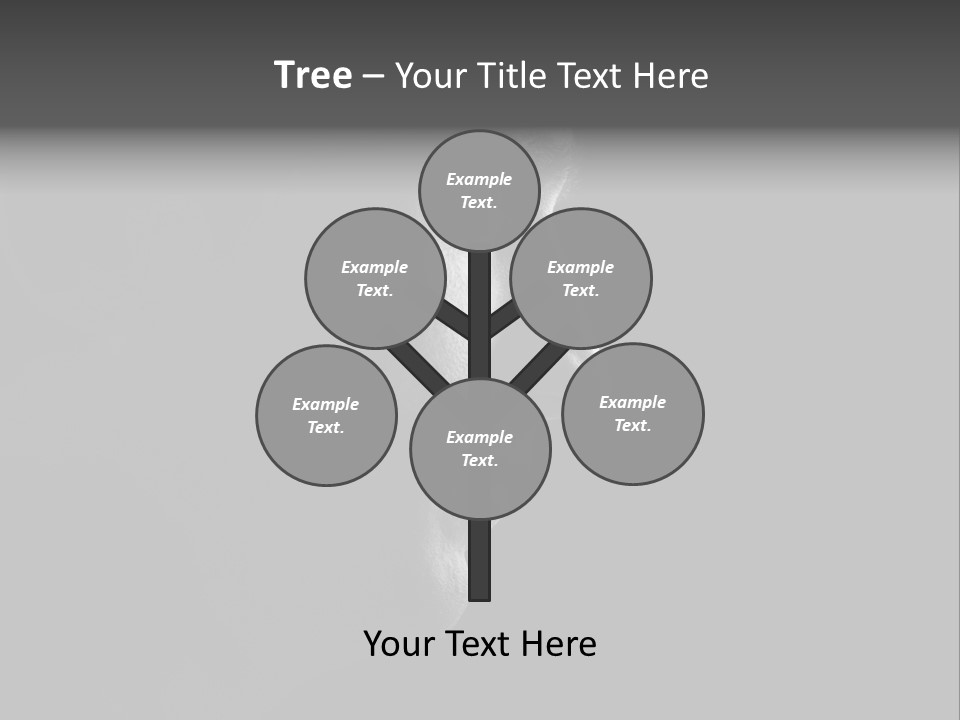 Romantic Black Pensive PowerPoint Template