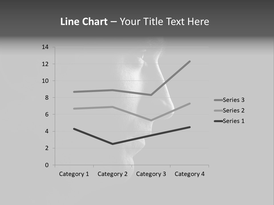 Romantic Black Pensive PowerPoint Template