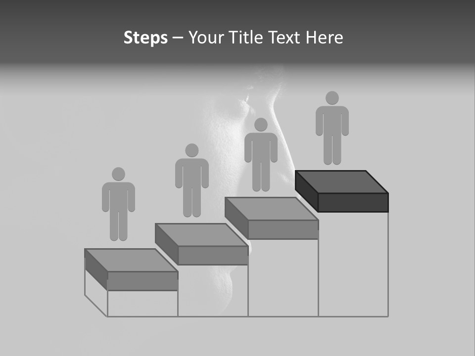 Romantic Black Pensive PowerPoint Template