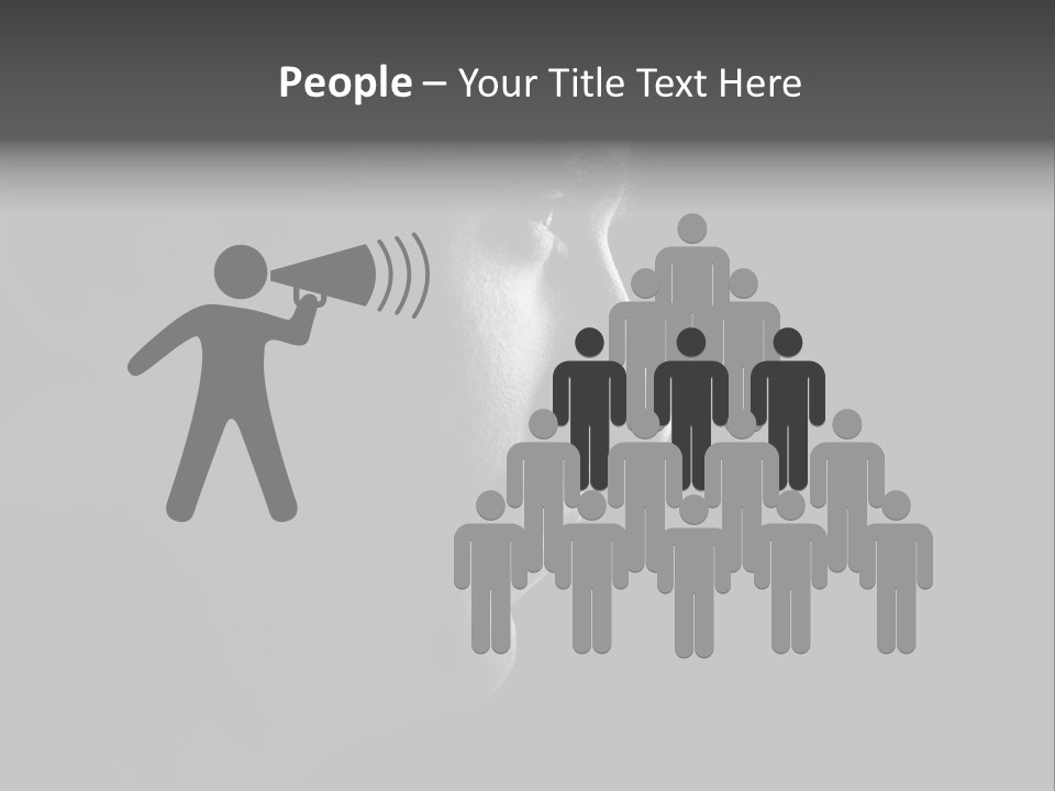 Romantic Black Pensive PowerPoint Template