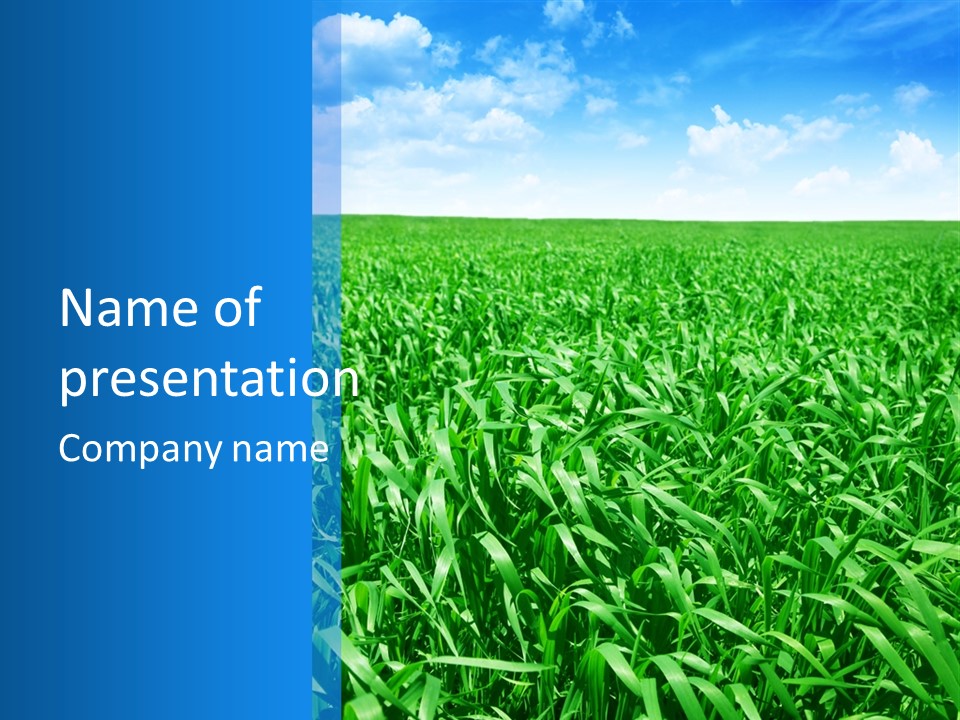 Color Flora Agriculture PowerPoint Template